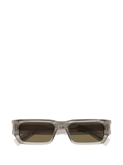 Saint Laurent Eyewear Sunglasses In Beige