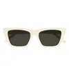 Saint Laurent Cat-eye Acetate Sunglasses In Beige