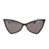 Saint Laurent Eyewear Jerry Thin Sunglasses In Black