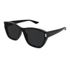 Saint Laurent Black Cat Eye Ladies Sunglasses Sl 758 001 63 In Black