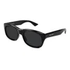Saint Laurent Sl 815 Romy Linea Sl Logo 001 Black Black Sunglasses In Black