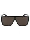 Saint Laurent Sl 364 Mask Ace Sunglasses In Green