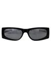 Saint Laurent Rectangle-frame Sunglasses In Black