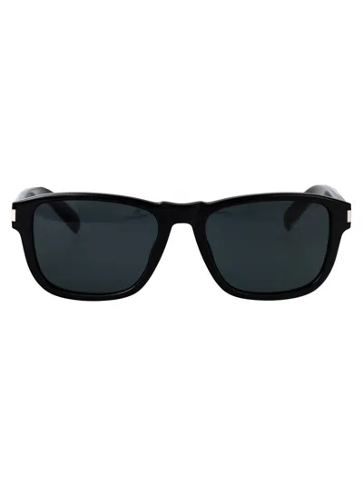 Saint Laurent Eyewear Sunglasses In Blue