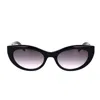 Saint Laurent Black Sl M115 Cat-eye Sunglasses In Black