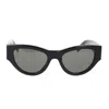 Saint Laurent Cat-eye Frame Sunglasses In Black