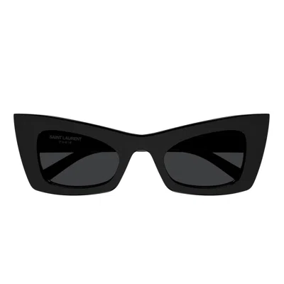 Saint Laurent Sl 702 Linea Classic 001 Black Sunglasses