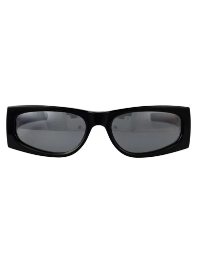 Saint Laurent Sl M140 Sunglasses In Black-black-silver