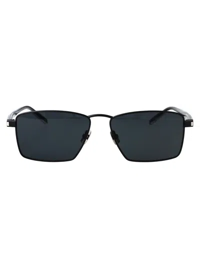 Saint Laurent Resin Black-crystal Sunglasses