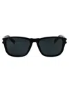 Saint Laurent Eyewear Sunglasses In Black-crystal-black