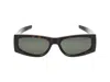 Saint Laurent Eyewear Rectangular Frame Sunglasses In Brown