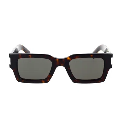 Saint Laurent Eyewear Sunglasses In Brown