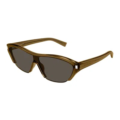 Saint Laurent Eyewear Sunglasses In Brown