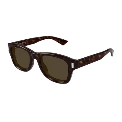Saint Laurent Eyewear Sunglasses In Brown