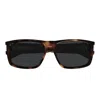 Saint Laurent Eyewear Square Frame Sunglasses In Brown
