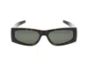 Saint Laurent Eyewear Rectangular Frame Sunglasses In Brown