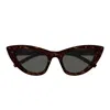 Saint Laurent Acetate Cat-eye Sunglasses In Brown