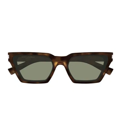 Saint Laurent Eyewear Sunglasses In Brown
