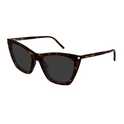 Saint Laurent Eyewear Sunglasses In Brown