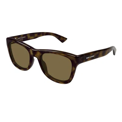 Saint Laurent Eyewear Sunglasses In Brown