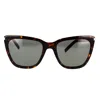 Saint Laurent Eyewear Square Frame Sunglasses In Brown