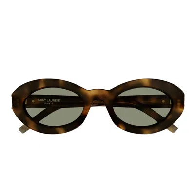 Saint Laurent Eyewear Sunglasses In Brown