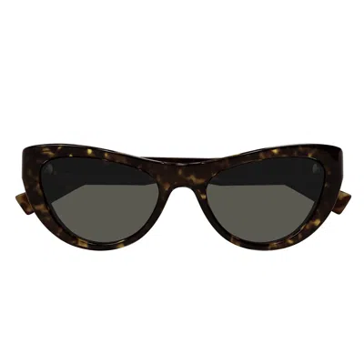 Saint Laurent Eyewear Sunglasses In Brown