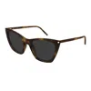 Saint Laurent Eyewear Sunglasses In Brown