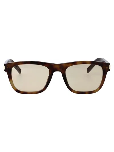 Saint Laurent Eyewear Sunglasses In Brown