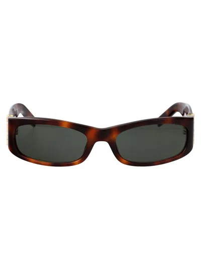 Saint Laurent Eyewear Sunglasses In Brown