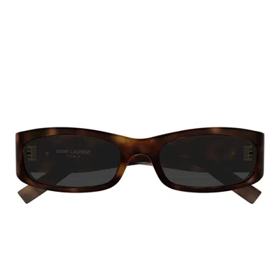 Saint Laurent Eyewear Sunglasses In Brown