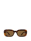 Saint Laurent Rectangular Frame Sunglasses Sunglasses In Brown