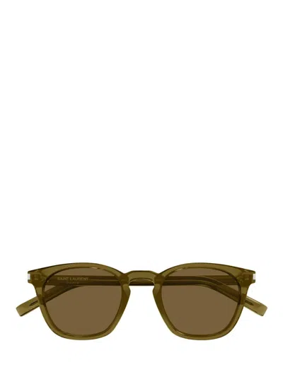 Saint Laurent Eyewear Sunglasses In Brown