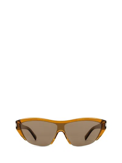 Saint Laurent D-frame Tortoiseshell Acetate Sunglasses In Brown
