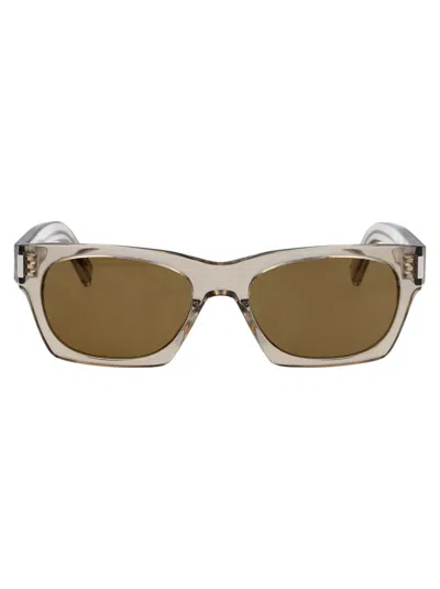 Saint Laurent Eyewear Sunglasses In Brown