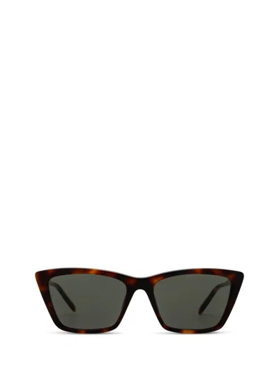 Saint Laurent Eyewear Sunglasses In Brown
