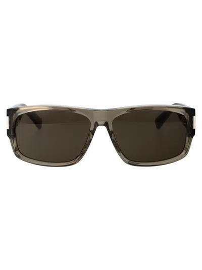 Saint Laurent Eyewear Sunglasses In Brown