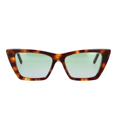 Saint Laurent Eyewear Sunglasses In Brown