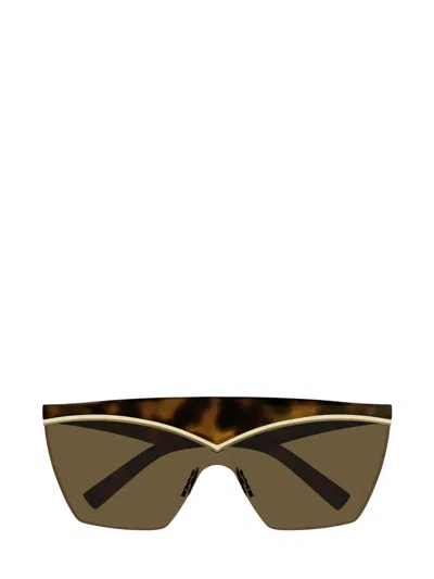 Saint Laurent Eyewear Sunglasses In Brown