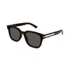 Saint Laurent Resin Havana Sunglasses In Brown