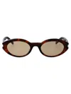 Saint Laurent Eyewear Sunglasses In Burgundy
