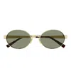 Saint Laurent Eyewear Sunglasses In Gold