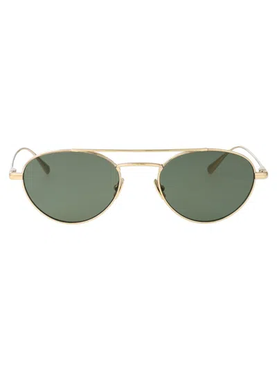 Saint Laurent Eyewear Sunglasses In Gold