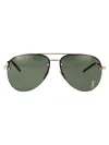 Saint Laurent Eyewear Sunglasses In Gold