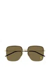 Saint Laurent Eyewear Sunglasses In Brown