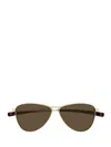 Saint Laurent Eyewear Sunglasses In Brown