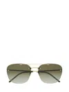 Saint Laurent Eyewear Sunglasses In Gold