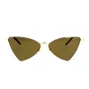 Saint Laurent Eyewear Sunglasses In Gold