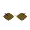 Saint Laurent Eyewear Sunglasses In Gold