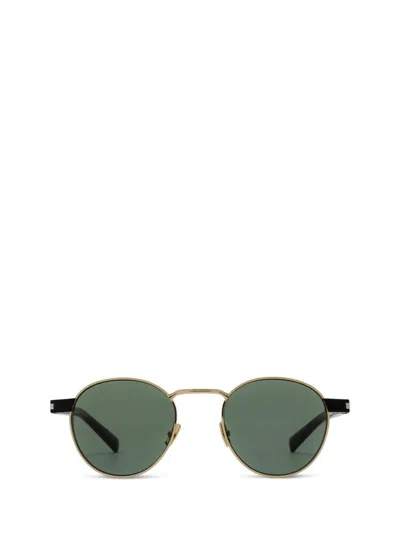 Saint Laurent Eyewear Sl 707 Round Frame Sunglasses In Gold